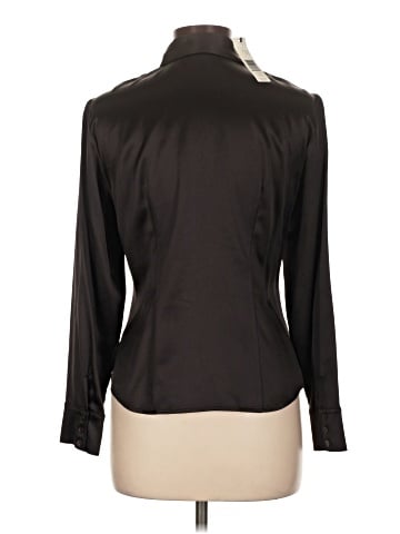Ellen Tracy Long Sleeve Silk Top (view 2)