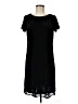 Chico's Solid Black Casual Dress Size Med (1) - photo 1