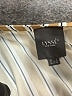 Lyssé 100% Polyester Stripes Orange 3/4 Sleeve Blouse Size L - photo 7