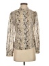 Gracia 100% Polyester Gold Long Sleeve Blouse Size S - photo 1