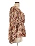 Maurices Brown Long Sleeve Blouse Size L - photo 4