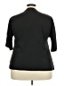 Unbranded 100% Polyester Black 3/4 Sleeve Top Size 2X - photo 2