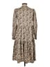 Assorted Brands Paisley Brown Casual Dress Size 6 - photo 2