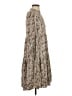 Assorted Brands Paisley Brown Casual Dress Size 6 - photo 4