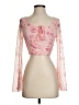 Shein Pink Long Sleeve Blouse Size 2 - photo 1