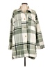 Banana Republic Plaid Green Coat Size L - photo 1