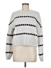 Fashion Polka Dots Silver Pullover Sweater Size M - photo 1