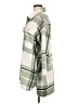 Banana Republic Plaid Green Coat Size L - photo 5