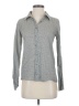 J.Crew Houndstooth Gray Long Sleeve Button-Down Shirt Size 0 - photo 1