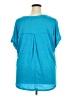 Lane Bryant Teal Short Sleeve Blouse Size 18 - 20 Plus - photo 2
