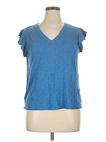 Ann Taylor LOFT Outlet Short Sleeve Top (view 1)