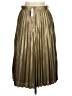 Ann Taylor Metallic Gold Tan Formal Skirt Size 8 - photo 2