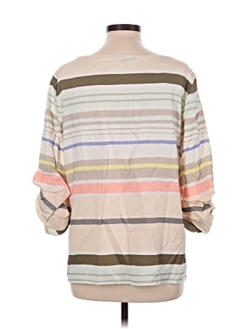 Lafayette 148 New York 3/4 Sleeve Blouse (view 2)