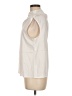 Unbranded Ivory Sleeveless Blouse Size M - photo 5