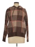 RACHEL Rachel Roy Plaid Brown Pullover Sweater Size L - photo 1