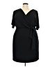 Jennifer Lopez Solid Black Cocktail Dress Size 2X - photo 1