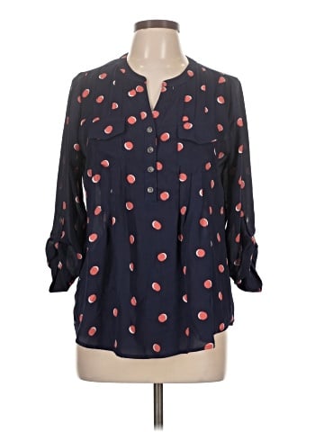 NY Collection 3/4 Sleeve Blouse (view 1)