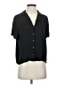 RACHEL Rachel Roy 100% Polyester Black Short Sleeve Blouse Size S - photo 1