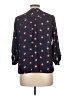 NY Collection 100% Polyester Polka Dots Blue 3/4 Sleeve Blouse Size L (estimated) - photo 2