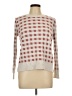 Ann Taylor LOFT Checkered-gingham Ivory Pullover Sweater Size L - photo 1