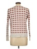Ann Taylor LOFT Checkered-gingham Ivory Pullover Sweater Size L - photo 2