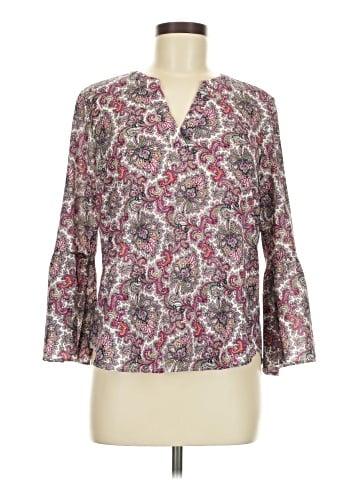 J.Crew Factory Store 3/4 Sleeve Blouse (view 1)