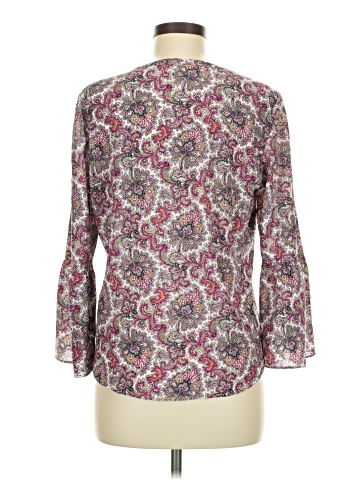 J.Crew Factory Store 3/4 Sleeve Blouse (view 2)