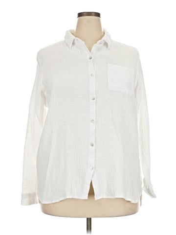 Jessica Simpson Long Sleeve Button-Down Shirt (view 1)