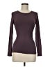 Aritzia Solid Burgundy Long Sleeve Top Size M - photo 1