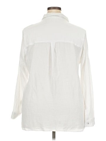 Jessica Simpson Long Sleeve Button-Down Shirt (view 2)