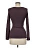 Aritzia Solid Burgundy Long Sleeve Top Size M - photo 2