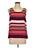 Mossimo 100% Polyester Burgundy Sleeveless Top Size L - photo 1