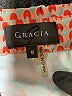 Gracia Orange Long Sleeve Blouse Size M - photo 7