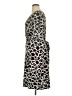 Chaps Print Brown Cocktail Dress Size XL - photo 5