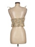 Sim & Sam Gold Sleeveless Blouse Size M - photo 2