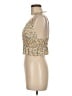 Sim & Sam Gold Sleeveless Blouse Size M - photo 5