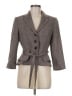 Laundry by Shelli Segal Tweed Gray Wool Blazer Size 8 - photo 1