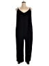 Anrabess Solid Black Jumpsuit Size XXL - photo 1