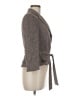 Laundry by Shelli Segal Tweed Gray Wool Blazer Size 8 - photo 4