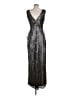 Lulus Metallic Silver Cocktail Dress Size M - photo 2
