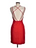H&M Solid Red Cocktail Dress Size 6 - photo 2