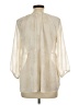 Charming Charlie 100% Polyester Ivory 3/4 Sleeve Blouse Size L - photo 2