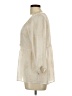 Charming Charlie 100% Polyester Ivory 3/4 Sleeve Blouse Size L - photo 5