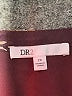 DR2 100% Polyester Burgundy Sleeveless Blouse Size 2X - photo 7