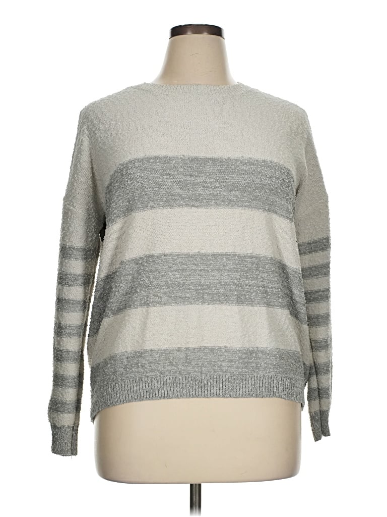 Pre-owned Knox Rose Pullover Sweater In Gray
