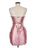 Unbranded 100% Polyester Metallic Pink Cocktail Dress Size 6 - photo 2