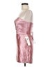 Unbranded 100% Polyester Metallic Pink Cocktail Dress Size 6 - photo 5