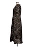 Talbots 100% Polyester Floral Black Casual Dress Size 10 - photo 5