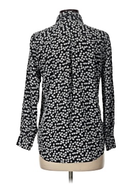 Equipment Long Sleeve Silk Top (view 2)