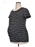 BumpStart Black Short Sleeve T-Shirt Size XL Maternity - photo 1